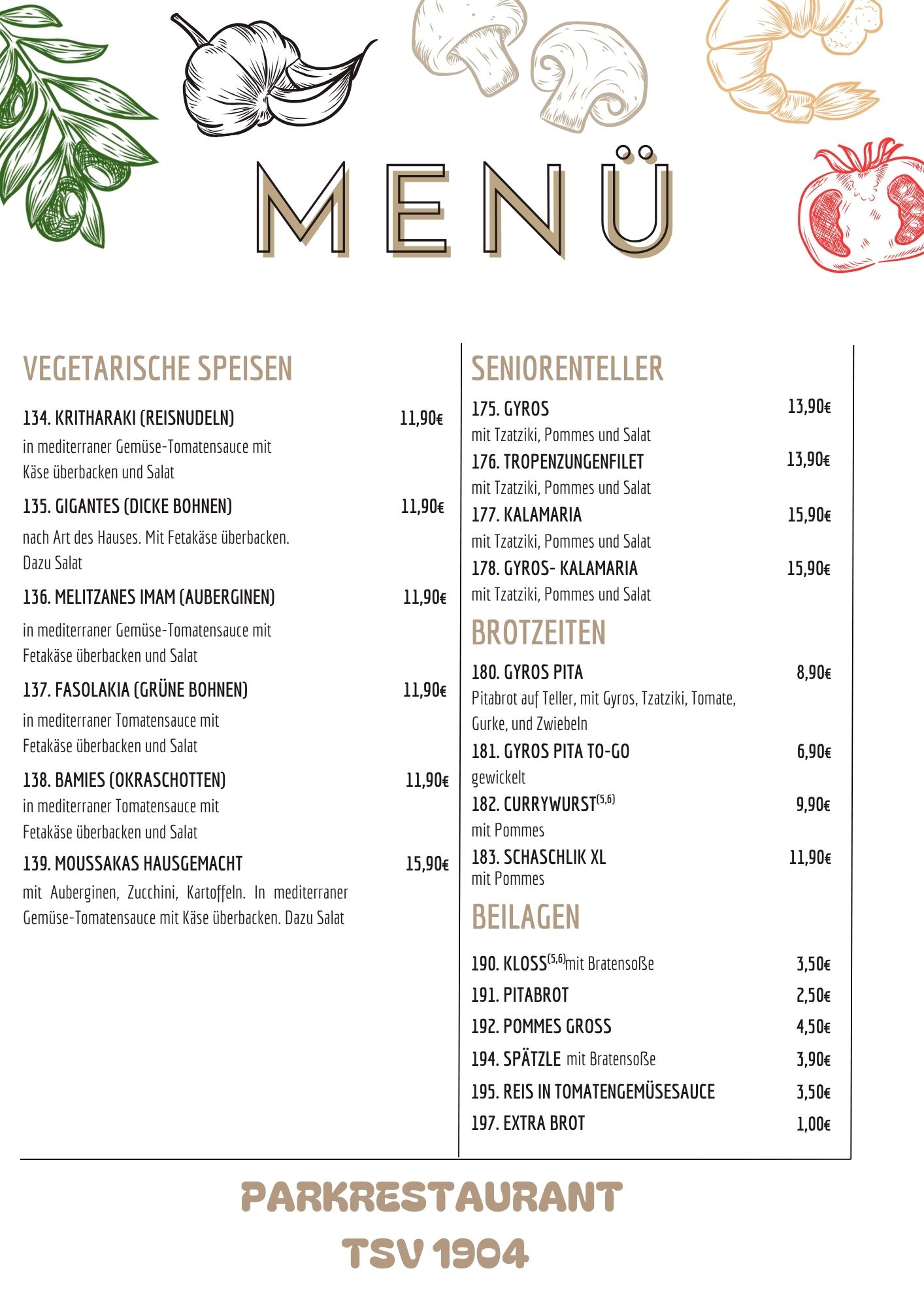Speisekarte 6